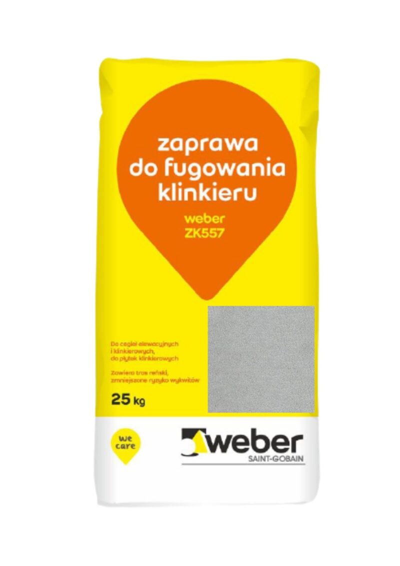 ZAPRAWA DO FUGOWANIA KLINKIERU WEBER ZK557  F18 CLASSIC  25 kg
