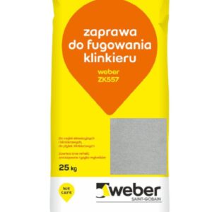 ZAPRAWA DO FUGOWANIA KLINKIERU WEBER ZK557  F18 CLASSIC  25 kg