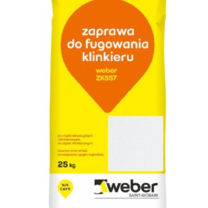 ZAPRAWA DO FUGOWANIA KLINKIERU WEBER ZK557  F22 NATURAL  25 kg