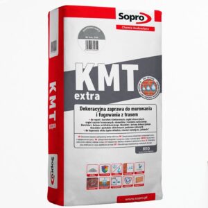 ZAPRAWA Z TRASEM DO MUROWANIA I FUGOWANIA KLINKIERU SOPRO KMT 284 EXTRA GRAFITOWO-SZARA  25kg
