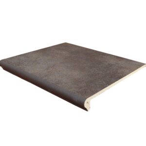 PŁYTKA SCHODOWA-STOPNICA INTERBAU NATURE ART LAVA SCHWARZ 360X320X9.5