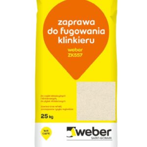 ZAPRAWA DO FUGOWANIA KLINKIERU WEBER ZK557 F20 PASTEL 25 kg