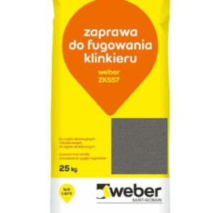 ZAPRAWA DO FUGOWANIA KLINKIERU WEBER ZK557  F14  TYTAN  25 kg