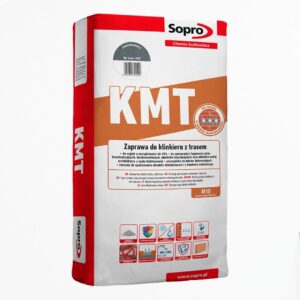 ZAPRAWA Z TRASEM DO MUROWANIA I FUGOWANIA KLINKIERU SOPRO KMT 402 JASNOSZARY 25kg