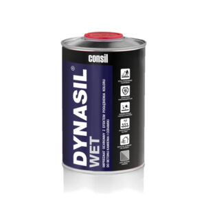 IMPREGNAT Z EFEKTEM WZMOCNIENIA KOLORU DO CERAMIKI, KAMIENIA, BETONU CONSIL DYNASIL WET 1L