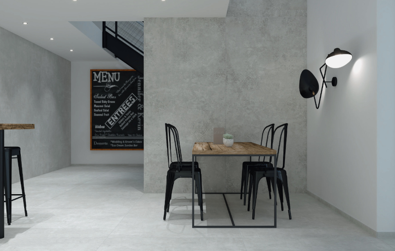 PŁYTA WIELKOFORMATOWA INTERBAU-BLINK COLUMBIA LIGHT GREY 80x80x8 mm