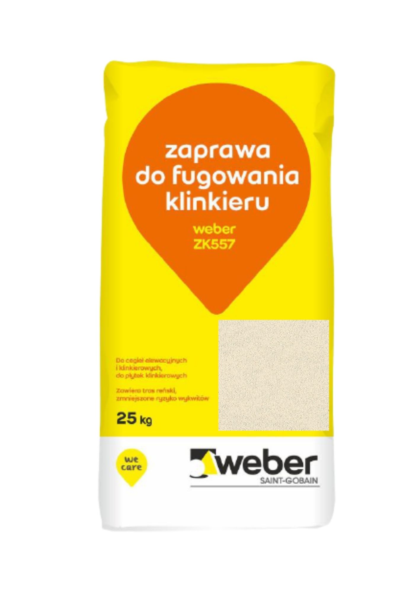 ZAPRAWA DO FUGOWANIA KLINKIERU WEBER ZK557 F20 PASTEL 25 kg