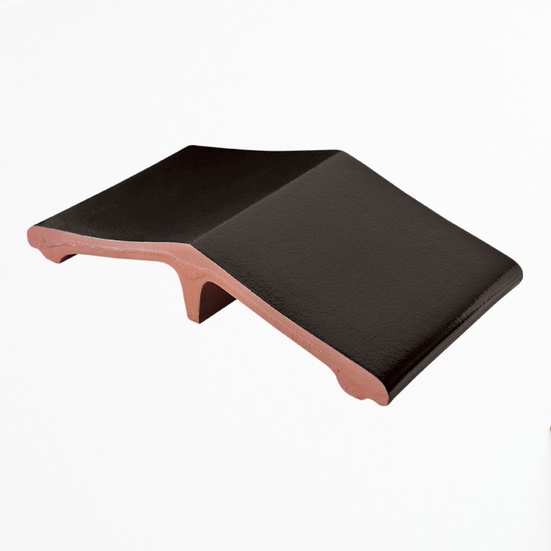 ŁĄCZNIK DASZKA KING KLINKER  445 X 250 X 90 ONYXOWA CZERŃ