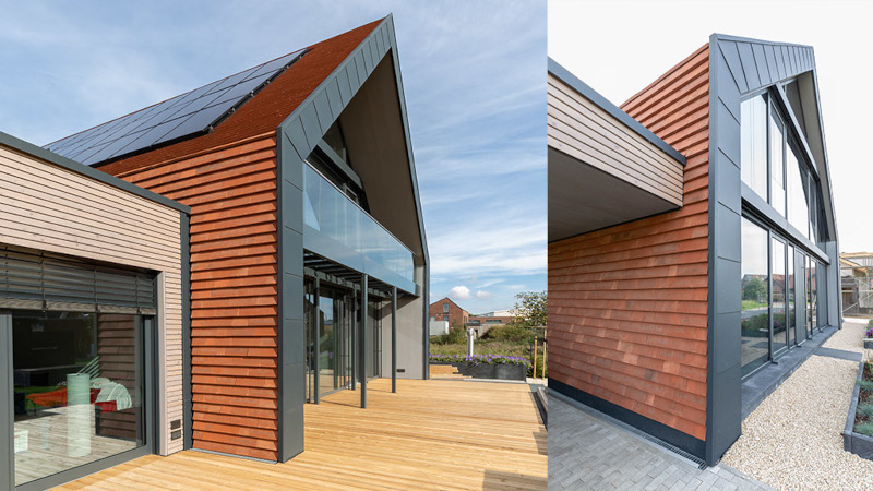 DACHÓWKA CERAMICZNA NORDIC ABC KLINKER ROSTROT 400x250x30x14 mm - obrazek 5