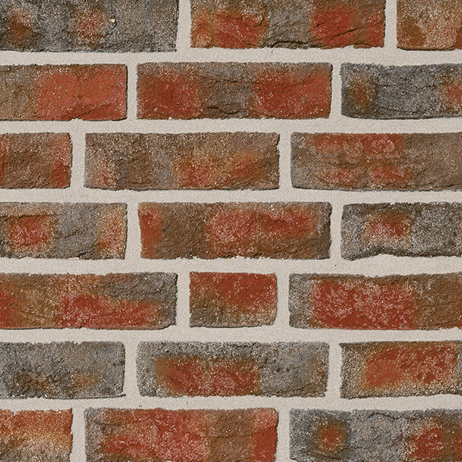 CEGŁA DEKORACYJNA RĘCZNIE FORMOWANA ROBEN ROT-BUNT WDF