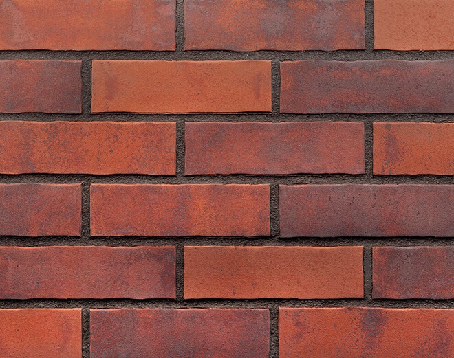 PŁYTKA KLINKIEROWA ELEWACYJNA KING KLINKER HF39 RED SQUARE NF