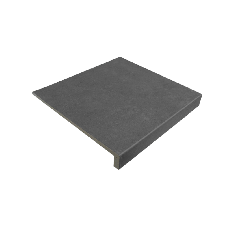 PŁYTKA SCHODOWA-STOPNICA INTERBAU TRIAS ANTRAZIT 310x307x9,5mm