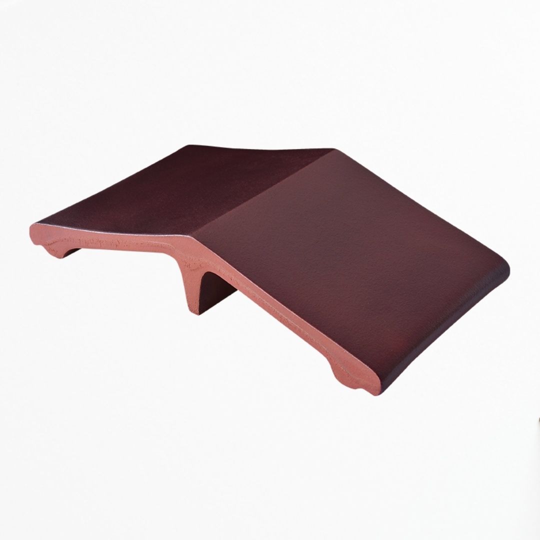 ŁĄCZNIK DASZKA KING KLINKER  445 X 250 X 90 KARMAZYNOWA WYSPA