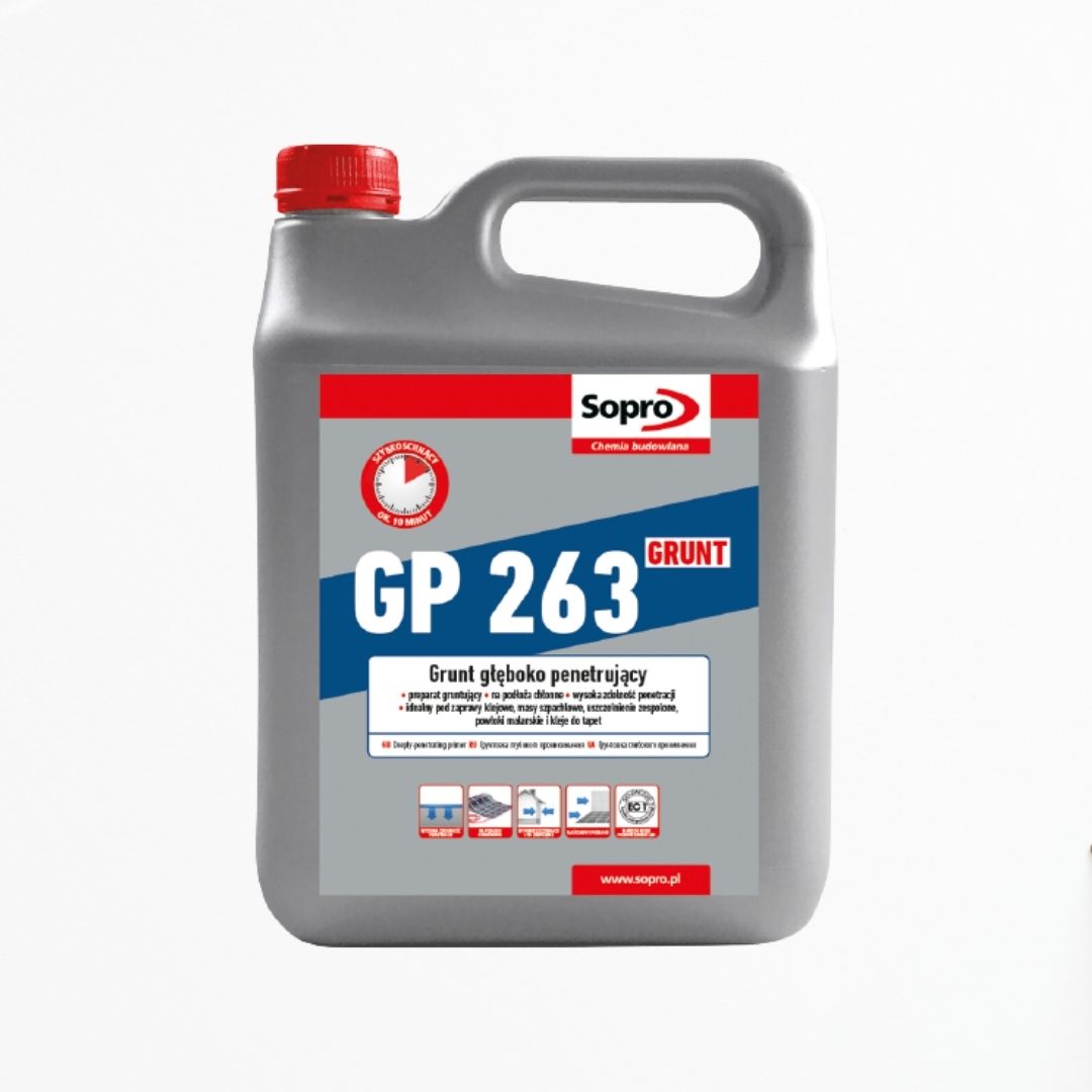 SOPRO GP 263 SZYBKOSCHNĄCY PODKŁAD GRUNTUJĄCY  4kg