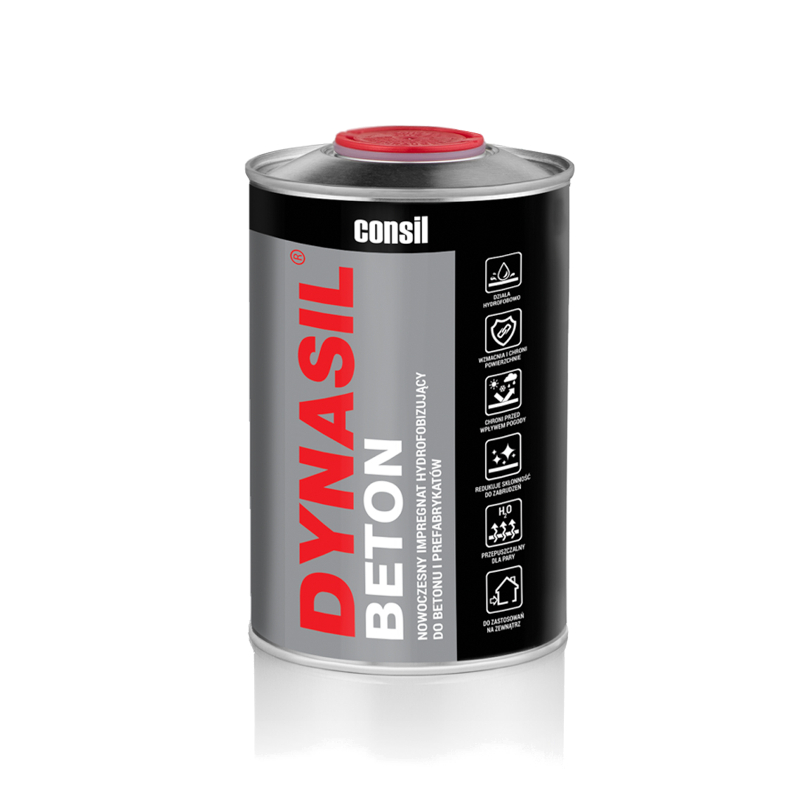 IMPREGNAT DO HYDROFOBIZACJI BETONU DYNASIL BETON 1L