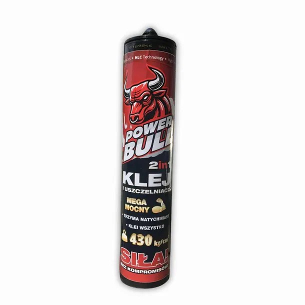 KLEJ I USZCZELNIACZ HYBRYDOWY POWER BULL 2w1  290 ml