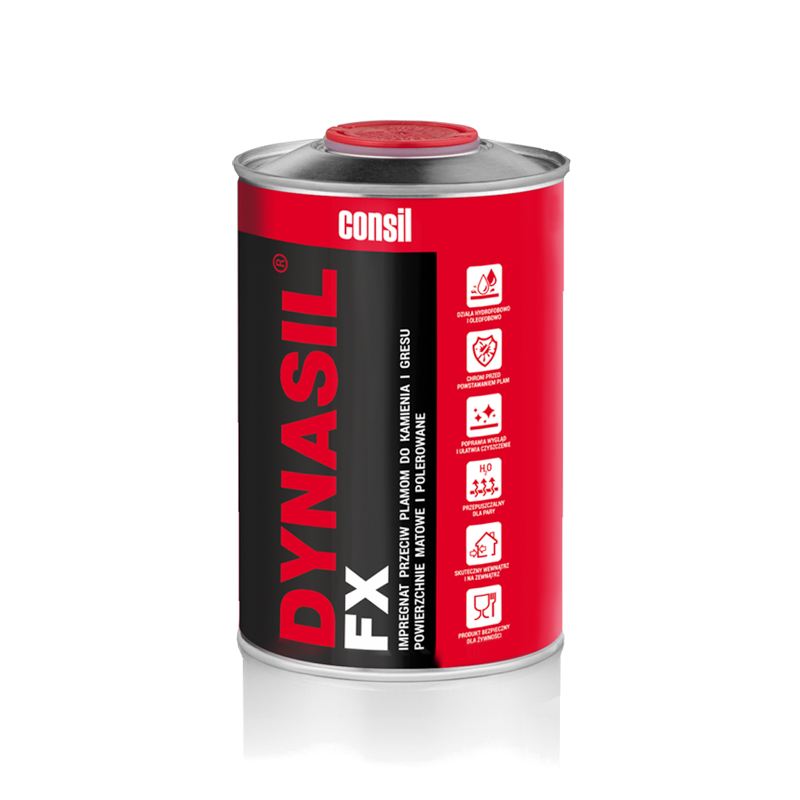 IMPREGNAT OCHRONNY DO MARMURU, GRANITU I WAPIENIA CONSIL DYNASIL FX 0,25L