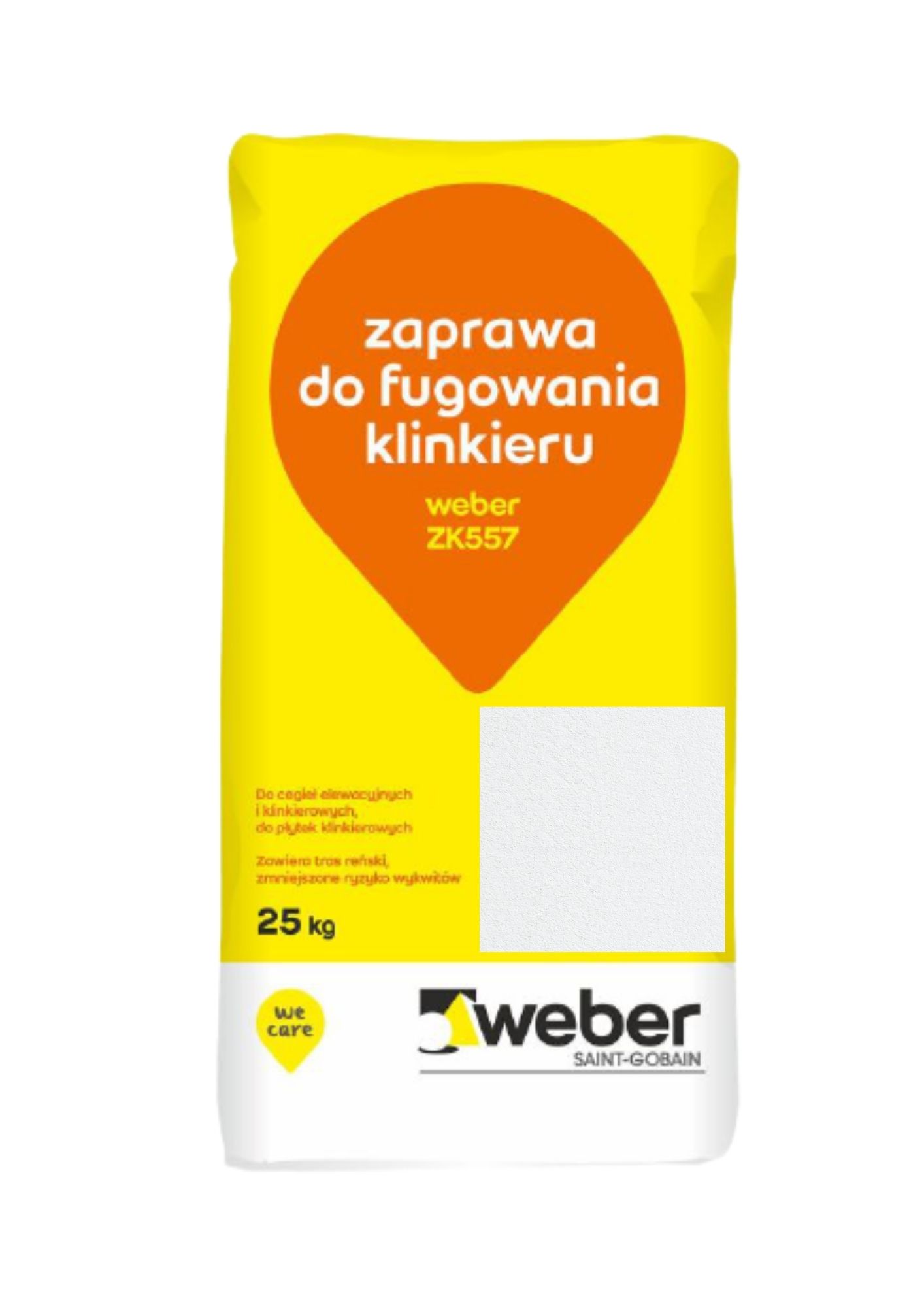 ZAPRAWA DO FUGOWANIA KLINKIERU WEBER ZK557 F22 NATURAL 25 kg