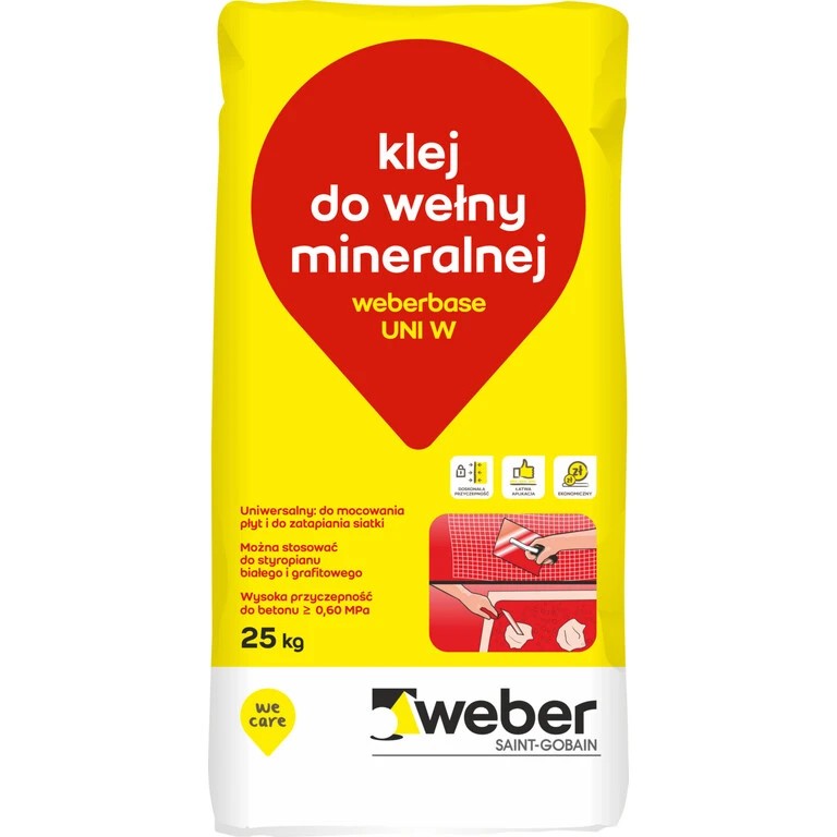 KLEJ ELEWACYJNY WEBER UNI W 25kg